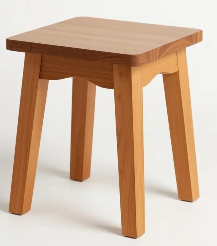 Wooden stool